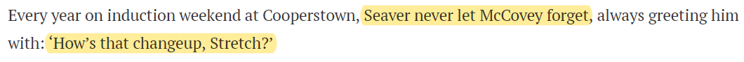 Seaver McCovey ending paragraph